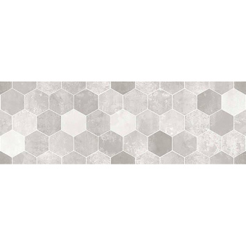 Плитка 60х20 см настенная 0.84 м² Lasselsberger Ceramics Гексацемент, серый, соты Плитка 60х20 см настенная 0.84 м² Lasselsberger Ceramics Гексацемент, серый, соты