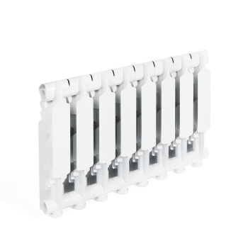 Радиатор алюминиевый 8 секций Royal Thermo Revolution, 350 мм, белый Радиатор алюминиевый 8 секций Royal Thermo Revolution, 350 мм, белый