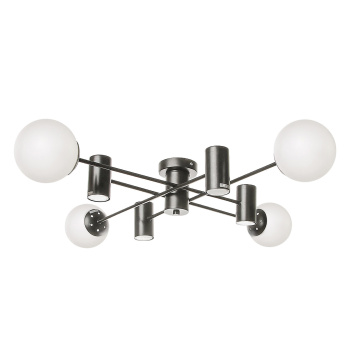 Люстра 74585-0.3-4+4A 4+4х40Вт+7Вт S=24м2  *1