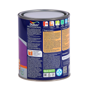 Краска акриловая 1 л для стен и потолков DULUX BINDO 7, база BС, матовая, влагостойкая
