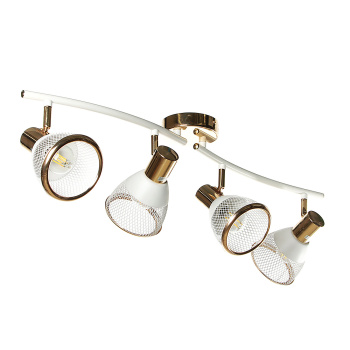 Светильник настенный (спот) 05967-0.8-04 WH+FGD Е14 4*60W *2