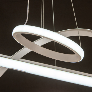 Люстра 99001-0.9-03D WH LED 3000-6000К S=16м2 *1