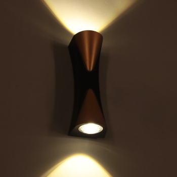 Светильник настенный (спот) B212 BK+GD  10W черный  VERNER LIGHTING *1/50