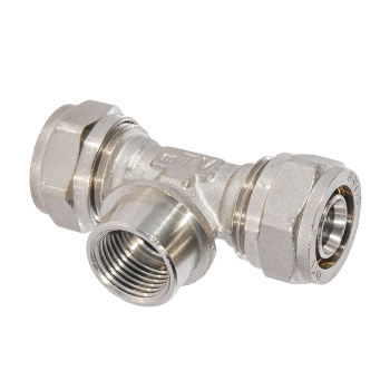 Тройник переходной 20х1/2"(Ø15)х20 цанга/мама VALTEC 332 *10/40