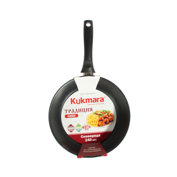 Сковорода алюм. а/приг.литая Kukmara "Традиция" d24см Утолщ. дно  с241а (Кукмор) *1/5