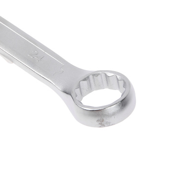 Ключ комбинированный 24мм холодный штамп CrV (70240) СЕРВИС КЛЮЧ *1/5/50