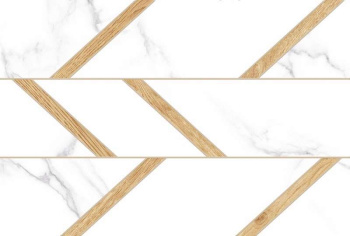 Плитка 40х27 см настенная 1.08 м² Global Tile Vega, белый, геометрия Плитка 40х27 см настенная 1.08 м² Global Tile Vega, белый, геометрия