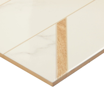 Плитка 40х27 см настенная 1.08 м² Global Tile Vega, белый, геометрия Плитка 40х27 см настенная 1.08 м² Global Tile Vega, белый, геометрия