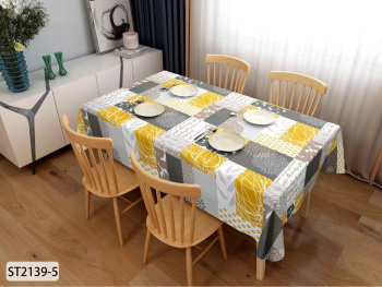 Клеёнка на тканевой основе "кожа" "Модерн" "Геометрия" шир.1,37м GW-21268 "Great Way" *20