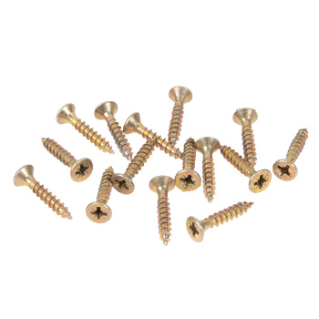 Шурупы жёлтые BROZEX пакет 4,5*25 (20шт) *10/100 Шурупы жёлтые BROZEX пакет 4,5*25 (20шт) *10/100