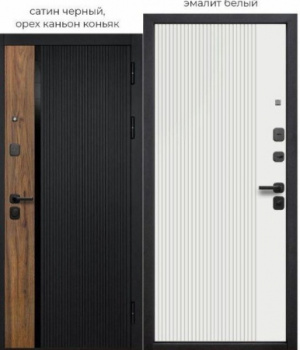 Дверь металлическая 10 см Кантри эмалит белый 960х2050 ПРАВАЯ ФЕРРОНИ *1