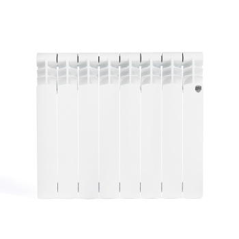 Радиатор алюминиевый 8 секций Royal Thermo Revolution, 500 мм, белый Радиатор алюминиевый 8 секций Royal Thermo Revolution, 500 мм, белый