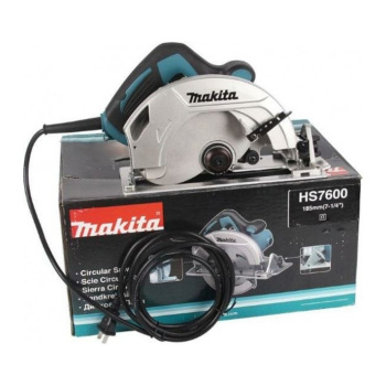 Пила циркулярная 185мм 1200Вт 5200об/мин глуб.64мм уг.расп0-45гр посад30мм HS7600 MAKITA *1/2