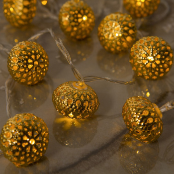 Гирлянда Нить 4м 20LED белый теплый Фонарик прозрачная нить 220V IP20 *1/20