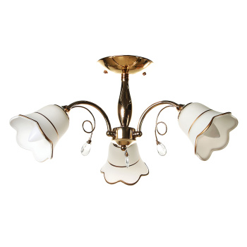 Люстра Verner Lighting А2346/3, 40 Вт, Е27, 3 ламп, золото