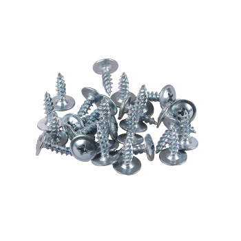 Саморезы с прессшайбой 4.2х13 мм BROZEX, острый наконечник, оцинкованная сталь, 30 шт.