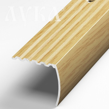 Порог-угол внешний 30х27х900 мм Лука ПУ 04, дуб светлый