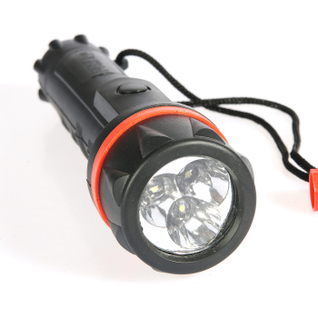 Фонарь ручной Рекорд резиновый 3 светодиода (2хR6) ММ-0203 22694 *1/10/60 Фонарь ручной Рекорд резиновый 3 светодиода (2хR6) ММ-0203 22694 *1/10/60