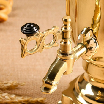 Самовар электрический, 1,5 л, латунь 7619551