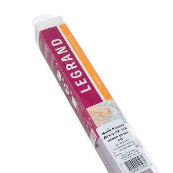 Штора рулонная Декор пепел розы 52*175 Легранд *1/6