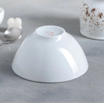 Пиала фарфор. 250мл d11см Белая б/рис. 0С0657 ("Добрушский фарфор") *20