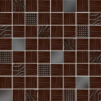 Декор Джулия мозайка коричневая 200*200  VINCHI 2020-05 *1/5