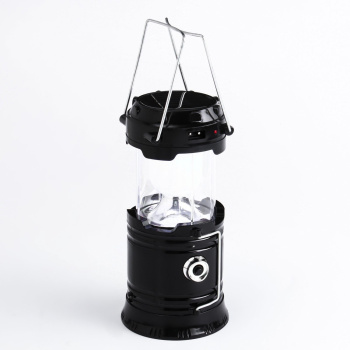 Фонарь кемпинговый аккумуляторный, солнечная батарея, 220V, раздвижной, микс, 14х10 см 1268444