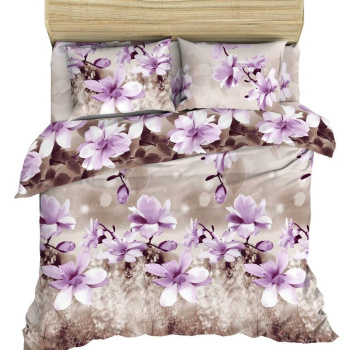 Постельное белье дуэт-М бязь Василиса 4151/1 Магнолия нав70*70,пр216*240 *1/4 *