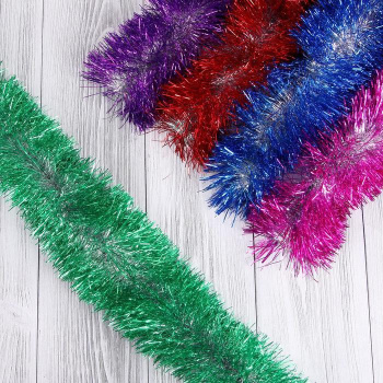 Мишура блеск d-10 см 2м микс цвета 6026 702583