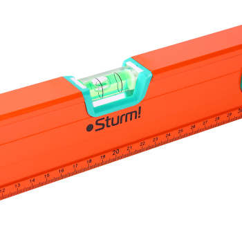 Уровень 40см антиударный, магнитный, зеркало STURM 3 глазка (арт.2015-05-400) *1/50 Уровень 40см антиударный, магнитный, зеркало STURM 3 глазка (арт.2015-05-400) *1/50