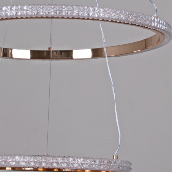 Светильник подвесной светодиодный 87090-0.4-02 BK+FG LED 72W 3000-6500К ПДУ+диммер S=14м2  *1