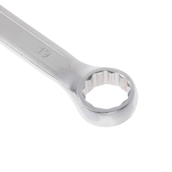 Ключ комбинированный 19мм холодный штамп CrV (70190) СЕРВИС КЛЮЧ *1/5/100