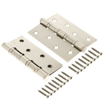 Петля универсальная 100*75*2,5мм НИКЕЛЬ матовый NIS (комплект 2шт.) AVERS *1/6/48