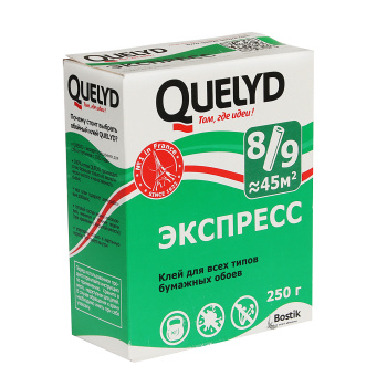 Клей для обоев бумажных 250г "Экспресс" Quelyd *5/30/1680 * Клей для обоев бумажных 250г "Экспресс" Quelyd *5/30/1680 *