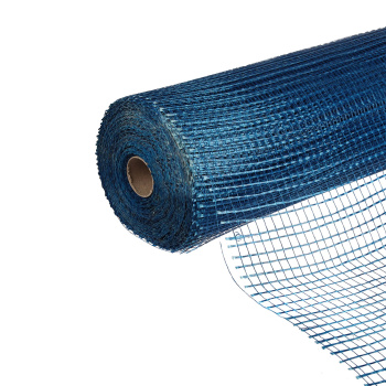 Сетка штукатурная 1х50 м 4WALLS SMF113T, 10х10 мм, 120 г/м², синяя