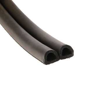 Уплотнитель 12 м TYTAN, 14х12 мм, промышленный, профиль D, черный