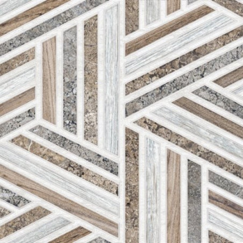 Плитка 50х24.9 см настенная 1.49 м² Alma Ceramica Stone, серо-коричневый