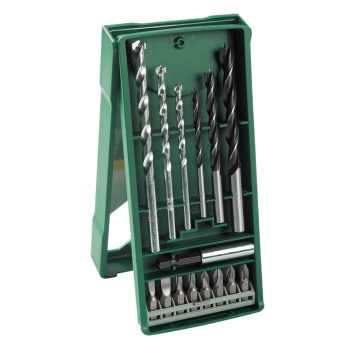 Набор бит и сверл BOSCH X-LINE-15 (3кам., 3дер.,8бит,1унив.держ,магнит.) *1/20