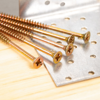 Шурупы жёлтые BROZEX пакет 6*100 (10шт) *10/100 Шурупы жёлтые BROZEX пакет 6*100 (10шт) *10/100