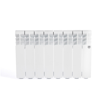 Радиатор алюминиевый 8 секций Royal Thermo Revolution, 350 мм, белый Радиатор алюминиевый 8 секций Royal Thermo Revolution, 350 мм, белый