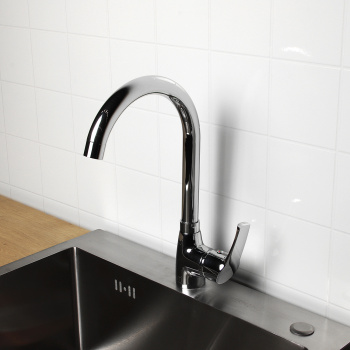 Смеситель для кухни Milardo Meal M07SB0JM05, высокий излив, рычажный Смеситель для кухни Milardo Meal M07SB0JM05, высокий излив, рычажный