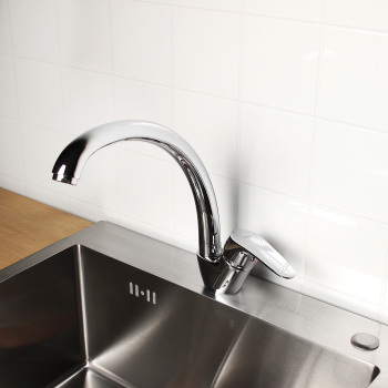 Смеситель для кухни Milardo Meal M05SB0JM05, высокий излив, рычажный Смеситель для кухни Milardo Meal M05SB0JM05, высокий излив, рычажный