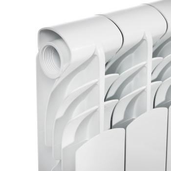 Радиатор алюминиевый 12 секций Royal Thermo Revolution, 500 мм, белый Радиатор алюминиевый 12 секций Royal Thermo Revolution, 500 мм, белый