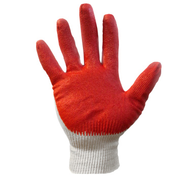 Перчатки ХБ с латекс один облив 13кл 4нит 40гр белкрас (арт.517Р) Перчатки ХБ с латекс один облив 13кл 4нит 40гр белкрас (арт.517Р)