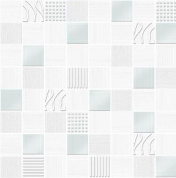 Декор Джулия мозайка белая 200*200  VINCHI 2020-02 *1/5