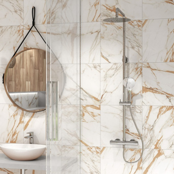 Керамогранит 1.58 м² Cersanit Mirage, 420х420х8.5 мм, белый