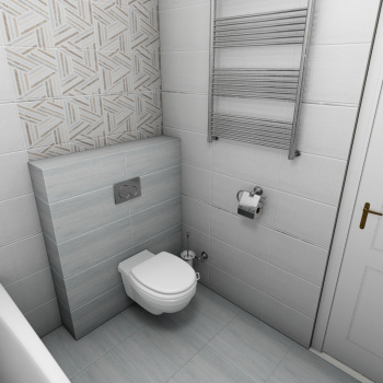 Плитка 50х24.9 см настенная 1.49 м² Alma Ceramica Stone, серо-коричневый